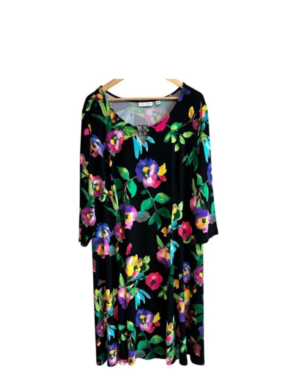Susan Graver Floral Dress - 2x Gorgeous Box Pat1